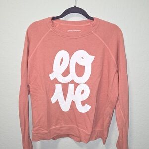 Good hYOUman Women's Coral 'Love' Sweater
